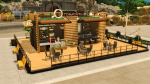 Контейнерная кофейня | The Sims 4