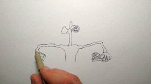 Как нарисовать Сиреноголового | scp-6789 | Siren Head