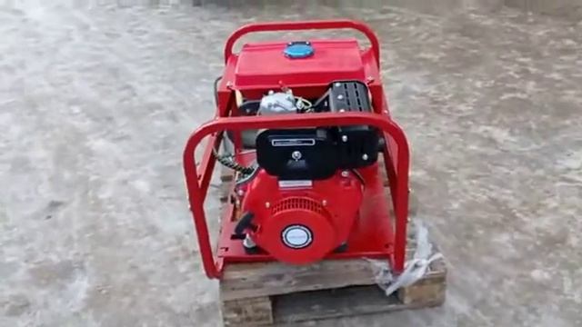 Запуск ручным стартером генератора 5кВт дизель, двигатель 186FA Китай, альтернатор SINCRO смотреть онлайн