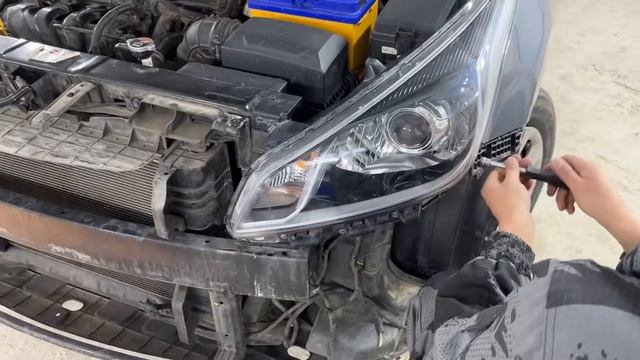 Установка Bi-Led на Kia Rio 4 смотреть онлайн