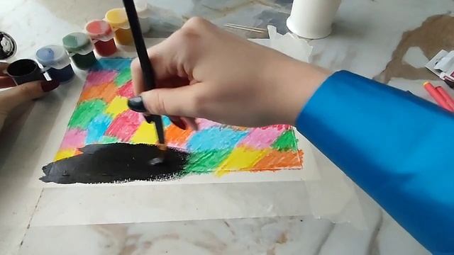 Мастер-класс в технике граттаж для детей дошкольного возраста