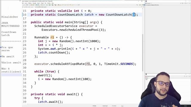 Use um CONTADOR para COORDENAR suas THREADS! смотреть онлайн