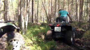 Застряли на квадриках в лесу | Покатушки по болоту