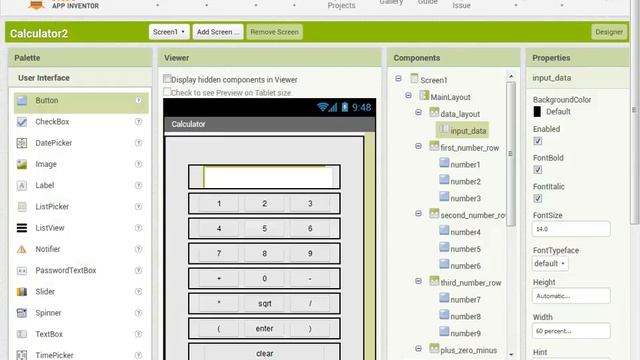 Mit App Invertor - events, button clicked, variables смотреть онлайн