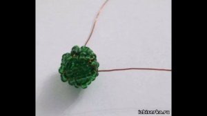 Мак из бисера (мастер-класс)(Poppy from beads (master class))