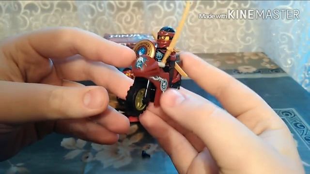 Обзор на Лего Минифигурку Nya из серии Ninja На Мотоциклах от Компании LELE смотреть онлайн