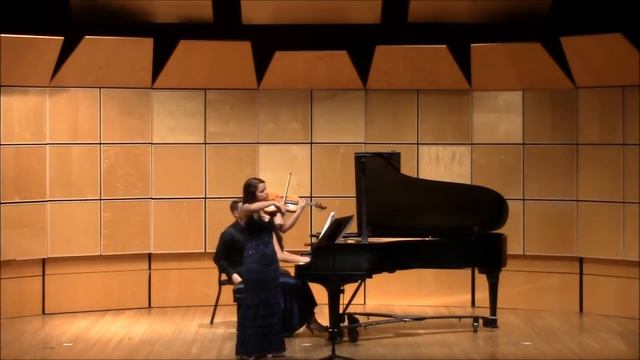 POULENC SONATA for VIOLIN and PIANO,  Sister's Recital, French Composer смотреть онлайн