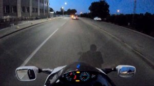 Ночные покатушки на Suzuki gsx 1300 r hayabusa