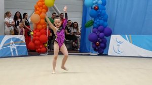 Выступление маленькой гимнастки Марченко Кира 2015 г.р (5 лет) Харьков