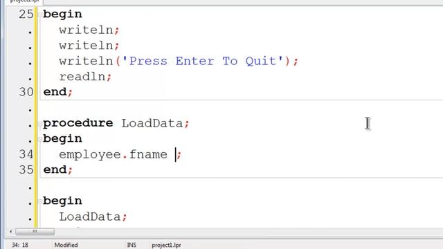 Free Pascal Program Tutorial 29 - On The Record - Lazarus смотреть онлайн