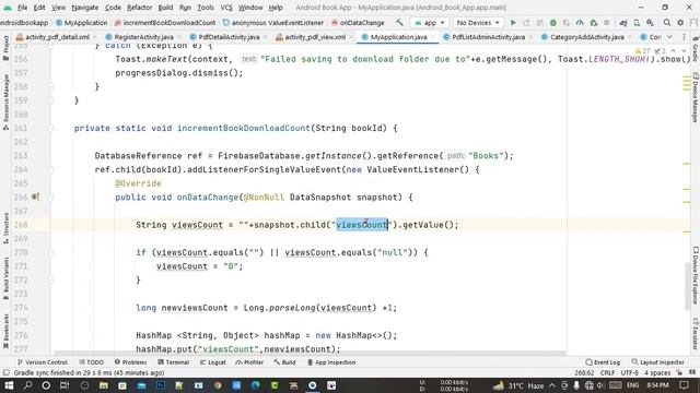 Book App Firebase | 14 Download Book admin | Android Studio | Ict Foysal | Java смотреть онлайн