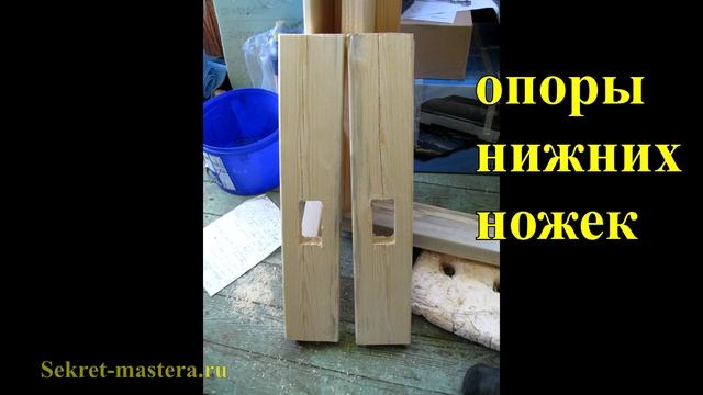 Простая подъемная кровать из досок своими руками