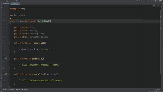 PHP Serialize Objects & Serialize Magic Methods - Full PHP 8 Tutorial