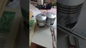 Поршни для старухи  ява 360  duells (зазор)