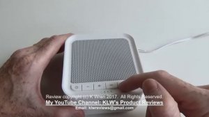 Review of Avantek white noise machine