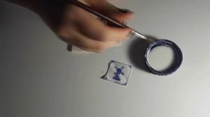 КАК нанести рисунок на полимерную глину? Техника декупаж