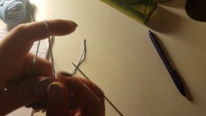 Закрытие лицевых и изнаночных петель .