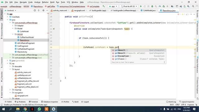 PART 2 Coffee Ordering App | University Project | Android | Java | MVVM - смотреть онлайн