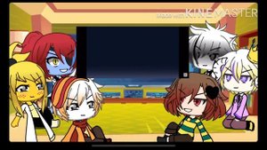 Undertale reacts to Sans Vs Jevil