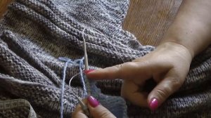 Вяжем спицами мужской свитер