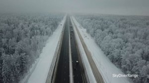 Минское шоссе. М-1. Платный участок с 46 по 67 километр. 14.12.2021 4К