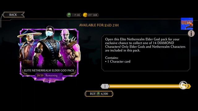 THE BEST DIAMOND PACK IN MORTAL KOMBAT MOBILE.