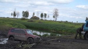 Дорога с рыбалки.