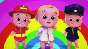 👮 👶  🎉  Танец Карапузов #1 |Карапузы разных профессий отжигают после работы!