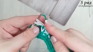 Рождественские домашние следки спицами. Следки- носочки на двух спицах.