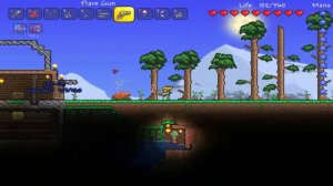 Terraria ( 3 часть ) слизень (босс) и грибная локация