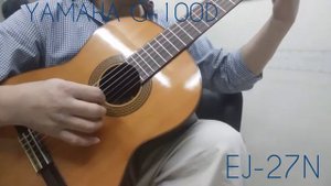 YAMAHA G-100D クラシックギター EJ-27N