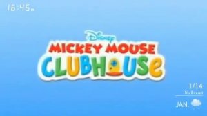 Mickey mouse clubhouse in goofy thinking cap title card
