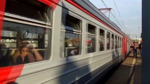 Электропоезд ЭД4-0014 "Последняя Новомосковская электричка в Москве!"