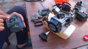 ЗАМЕНА ПОРШНЕВОЙ ГРУППЫ НА КИТАЙСКОМ БЕНЗИНОВОМ ТРИММЕРЕ "ИСКРА ИБТ-6300"ремонт китайской бензокосы