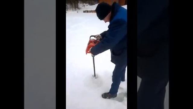 Насадка на бензопилу бур МБ - 2 Хускварна смотреть онлайн