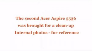 Two Acer Aspire 5536-644G50Mn (MS2265) notebooks with different issues