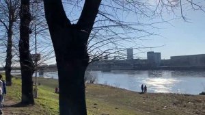 Польша: Граница между Германией Франкфурт на Одере и Польшей Слубице, гуляем по городку