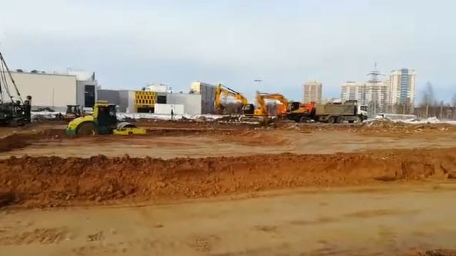 Строительно-монтажные работы на объекте  Здание Торгового центра X5 смотреть онлайн