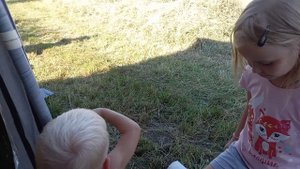 Пробный выезд с прицепом-дачей на ночёвку.