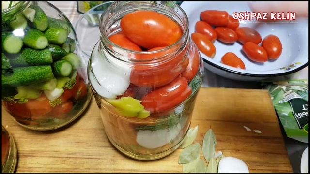 Маринованные Вкусные Помидоры на зиму Узбечка готовит