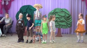 Драматизация сказки В Сутеева Под грибом старшая группа Колокольчик