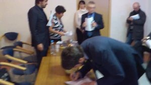 Опломбирование урны и голосования