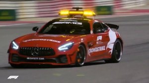 F1 2021 Aston Martin and Mercedes AMG Safety Car Hit the Track