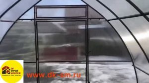 Теплица капля Антиснег от ДКСтройМонтаж. Теперь ещё прочнее?