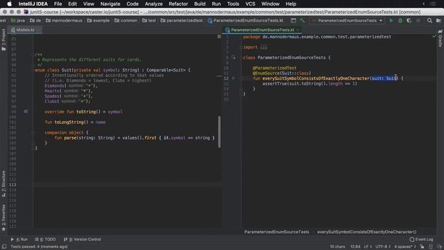 Parameterized Tests in JUnit 5: @EnumSource