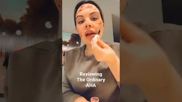 The Ordinary AHA Review #skincareroutine #skincareroutine #skincaretips #beautytips #beautytips