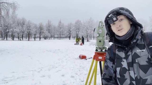 Как измерить рост человека (или высоту объекта) тахеометром Leica TS07
