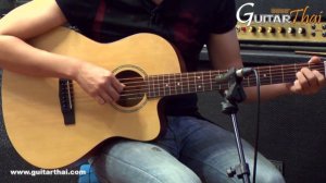 review Cort jade1 op (Open Pore ) Acoustic Guitar by www.Guitarthai.com