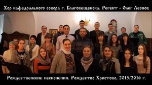 Ой, на реке Иордане. Хор кафедрального собора г. Благовещенска