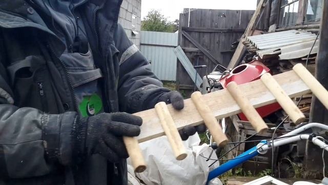 Приспособление для посадки чеснока. 24 сентября 2019.